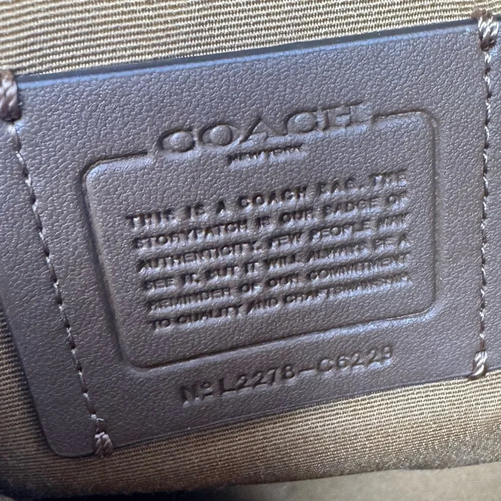 Coach Kasey Satchel Shoulder Bag with Adjustable Strap, in sage green. - Picture 4 of 6